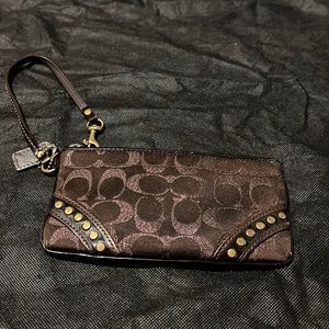 Brown Coach clutch